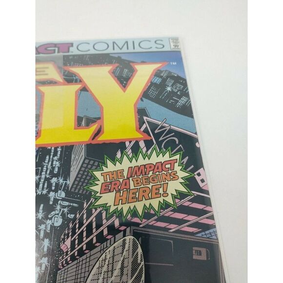 FLY Inaugural issue #1 MPACT COMIC NEWSSTAND STRAZEWSKI PAROBECK BIGLEY 1991 - Picture 2 of 6